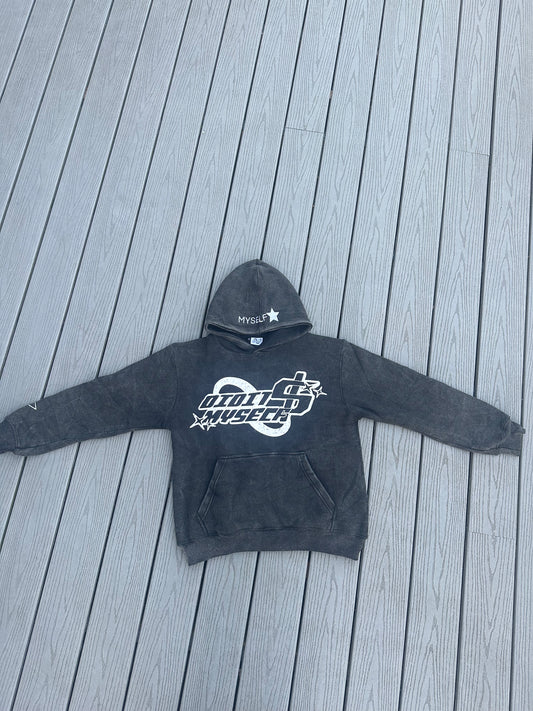 MYSELF HOODIE - BLACK